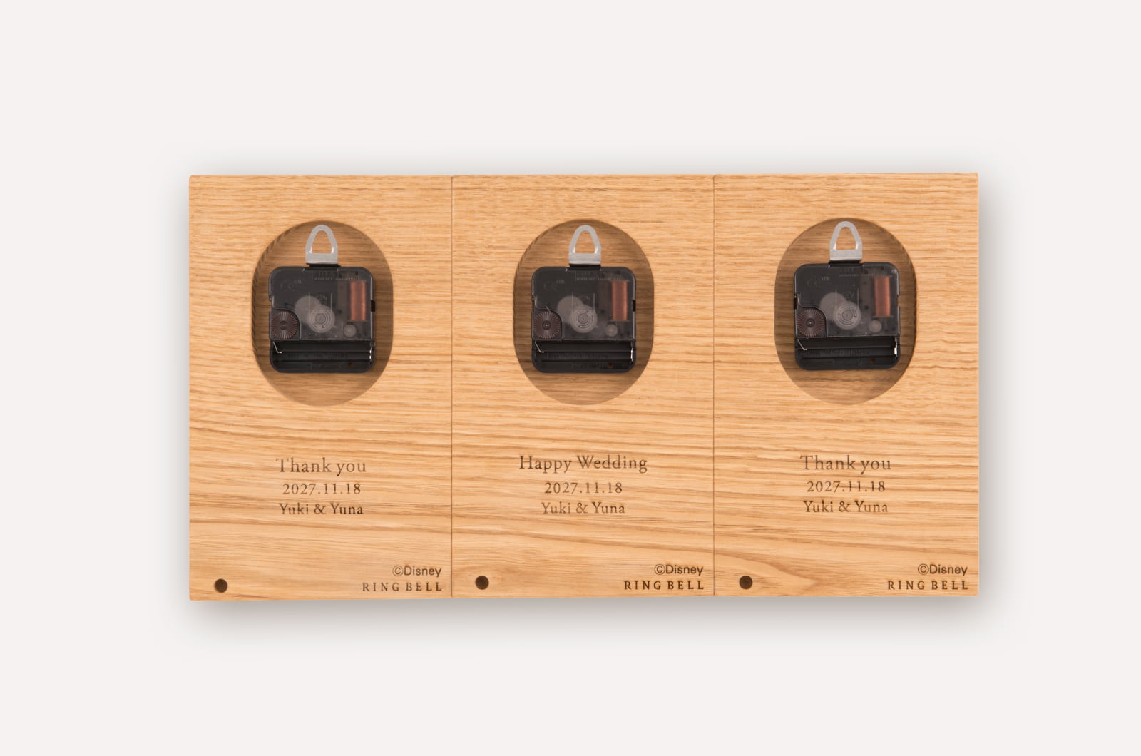 裏面にメッセージを刻印できます