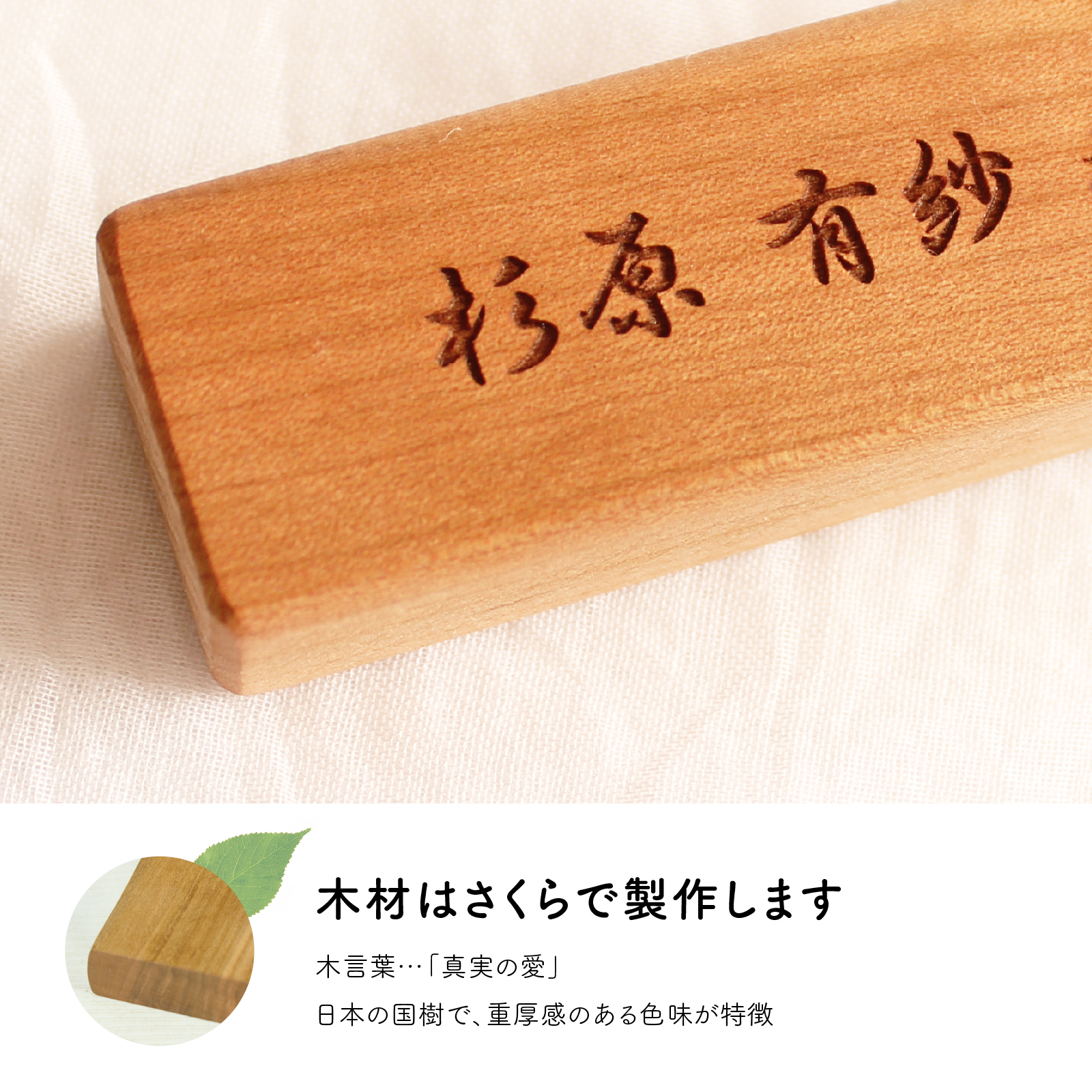 席札ブロック さくら デザインE 詳細画像1