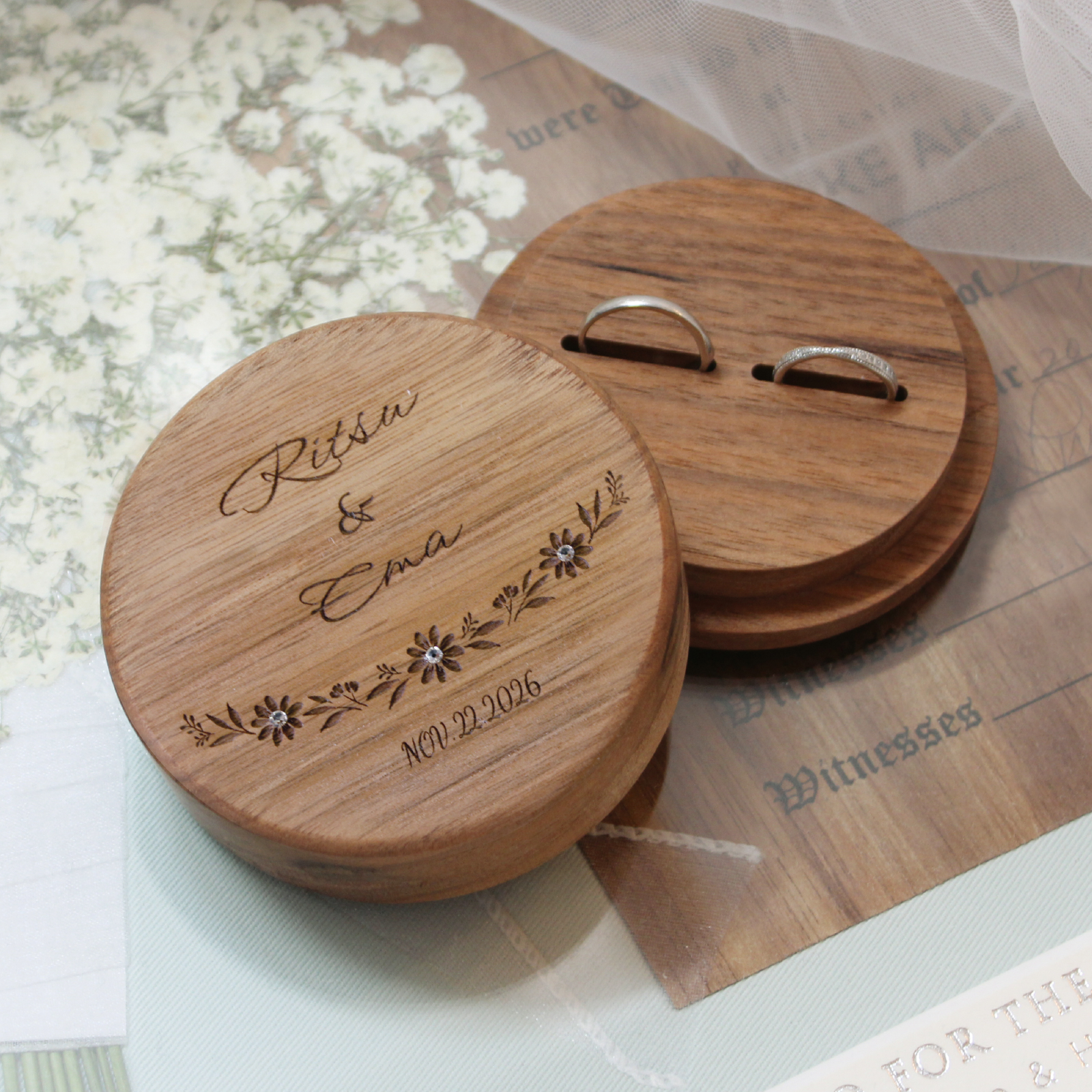 リングピロー くるみ デザインA