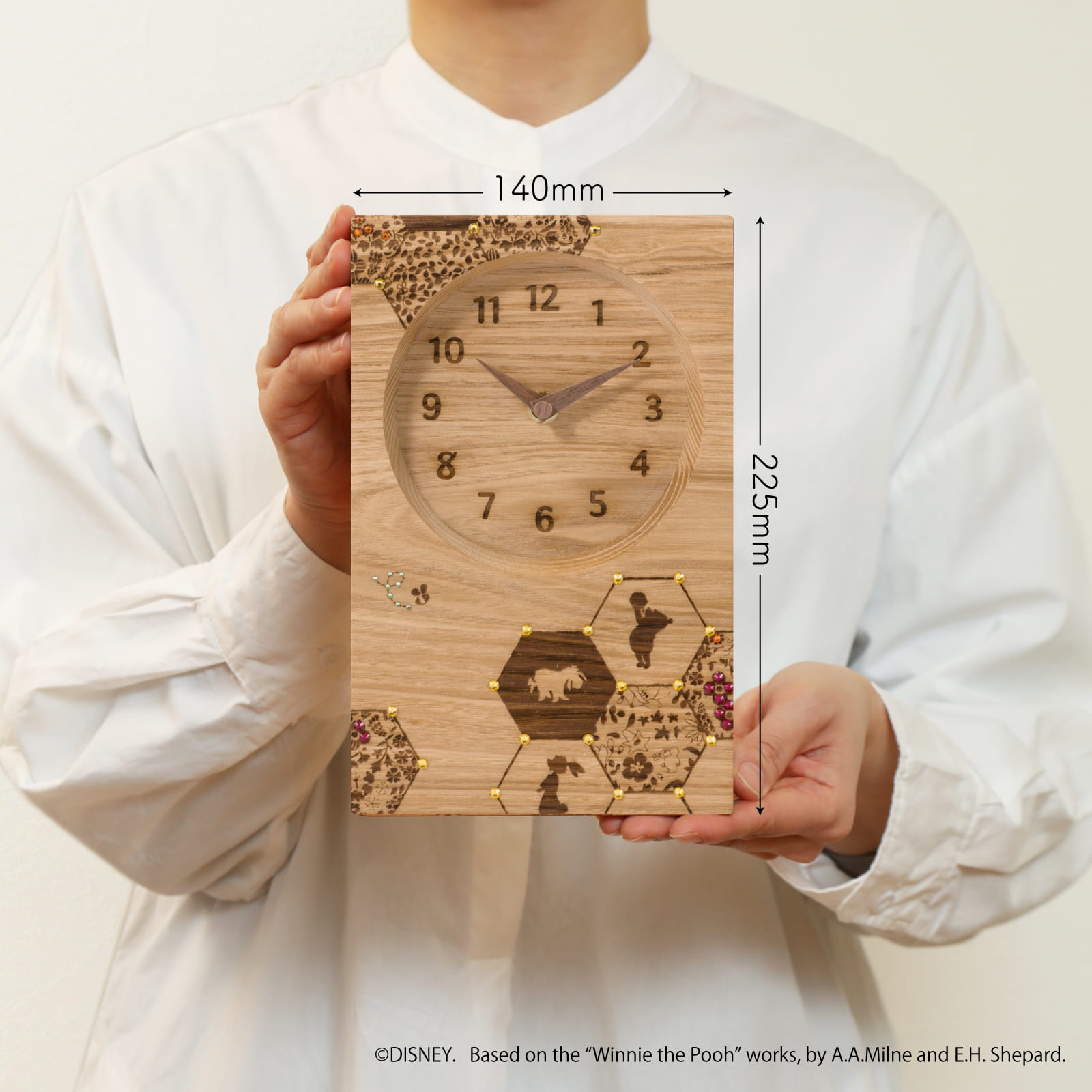 Disney くまのプーさん Smile Family くり（クリスタル付） 詳細画像2